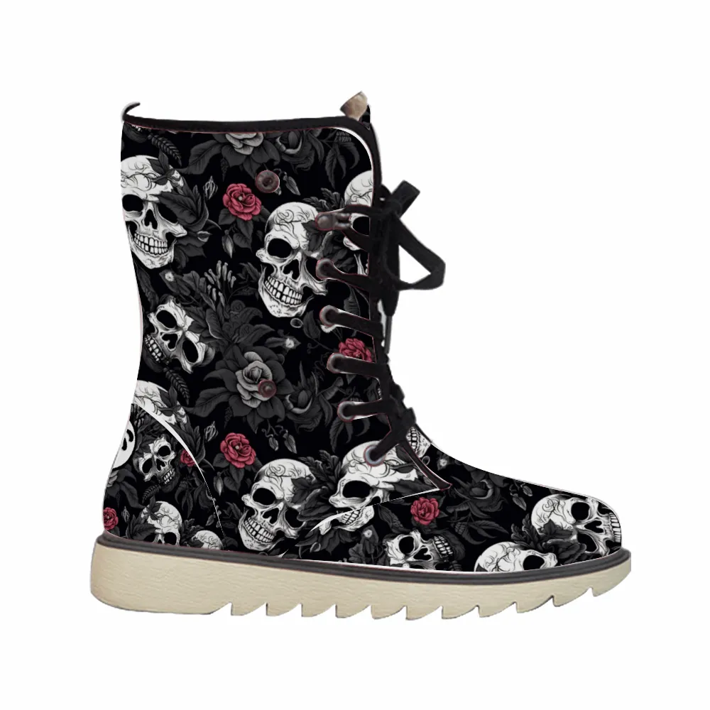 Treadz Unisex Winter Boots - Skull Rebel