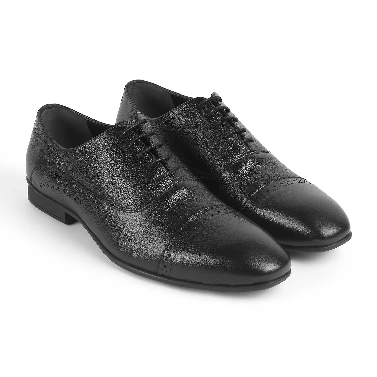 Tresmode Napier Black Men's Oxford Lace Ups