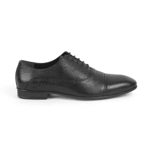 Tresmode Napier Black Men's Oxford Lace Ups