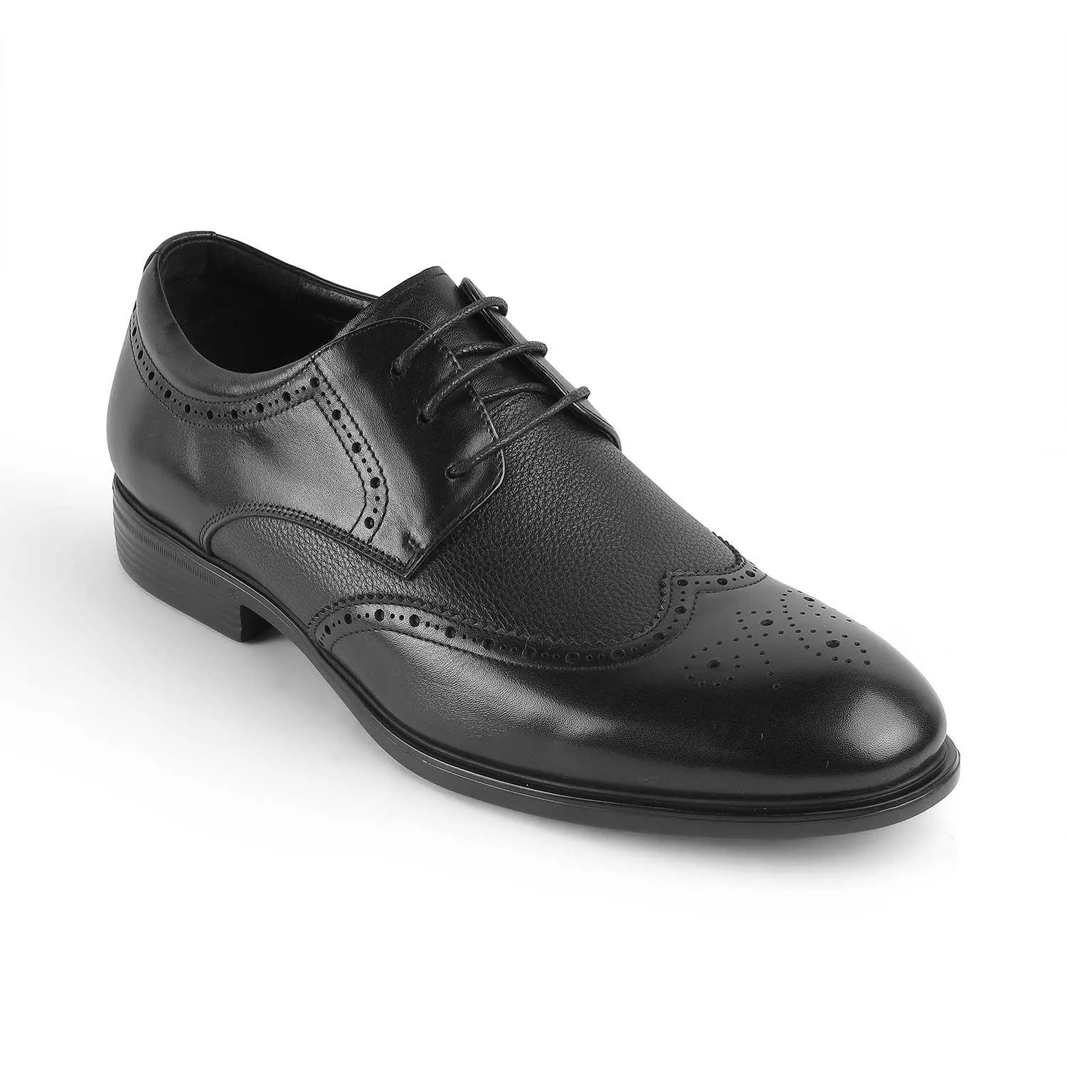 Tresmode St.James Black Men's Oxford Brogue Lace Ups