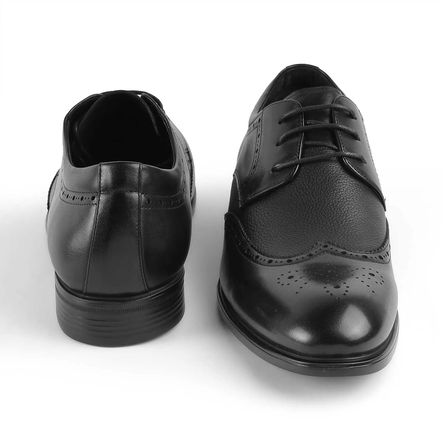 Tresmode St.James Black Men's Oxford Brogue Lace Ups