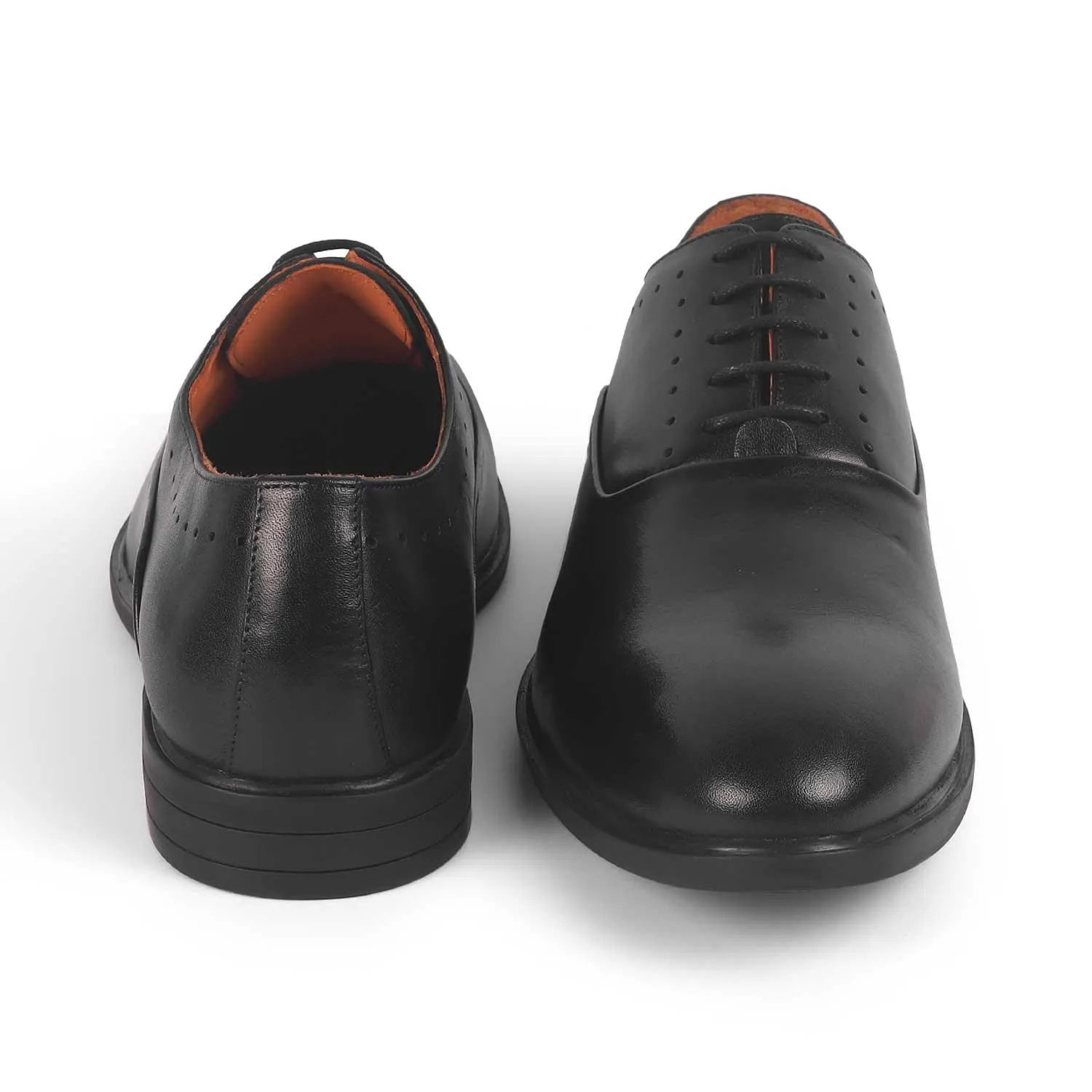 Tresmode Yovy Black Men's Oxford Lace Ups