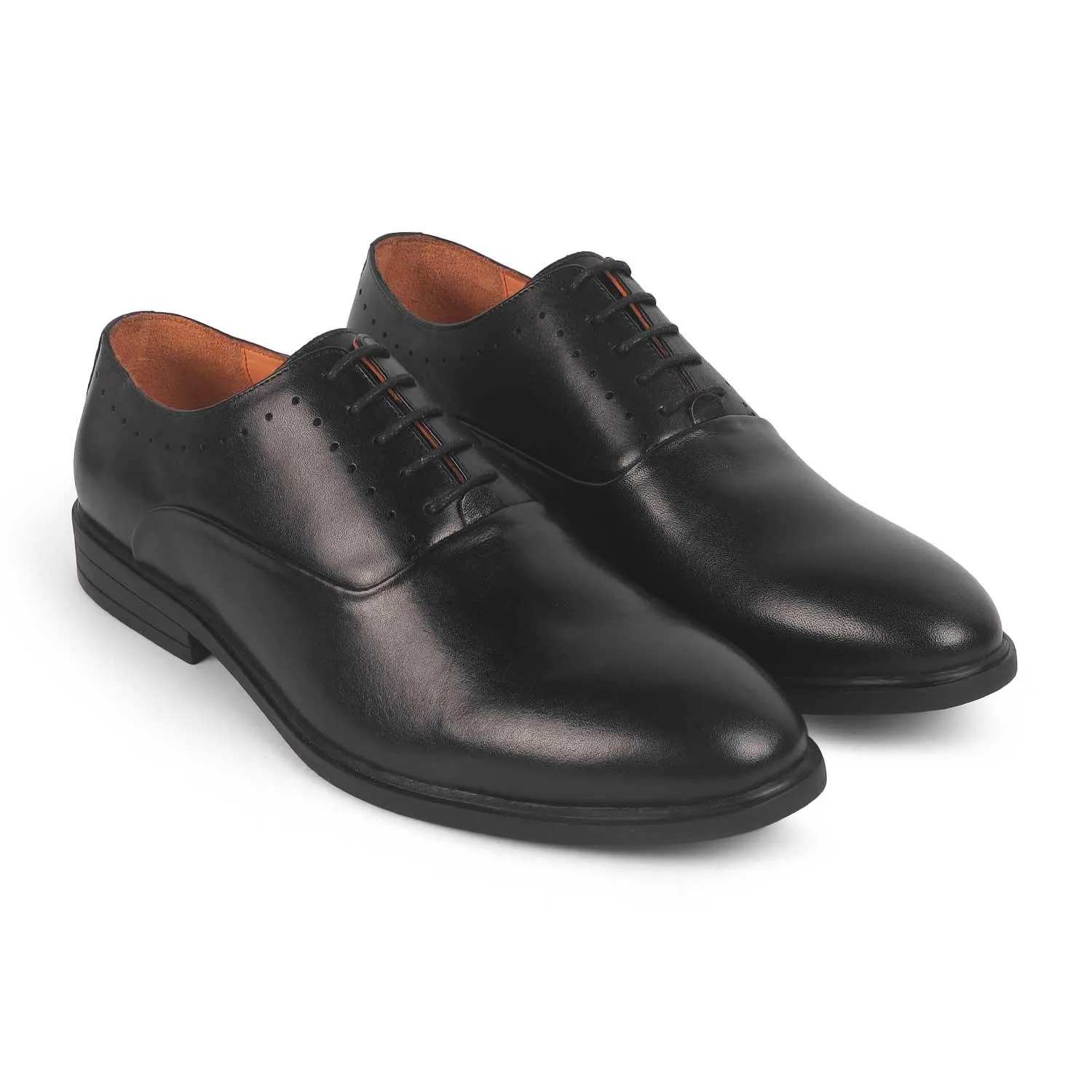 Tresmode Yovy Black Men's Oxford Lace Ups