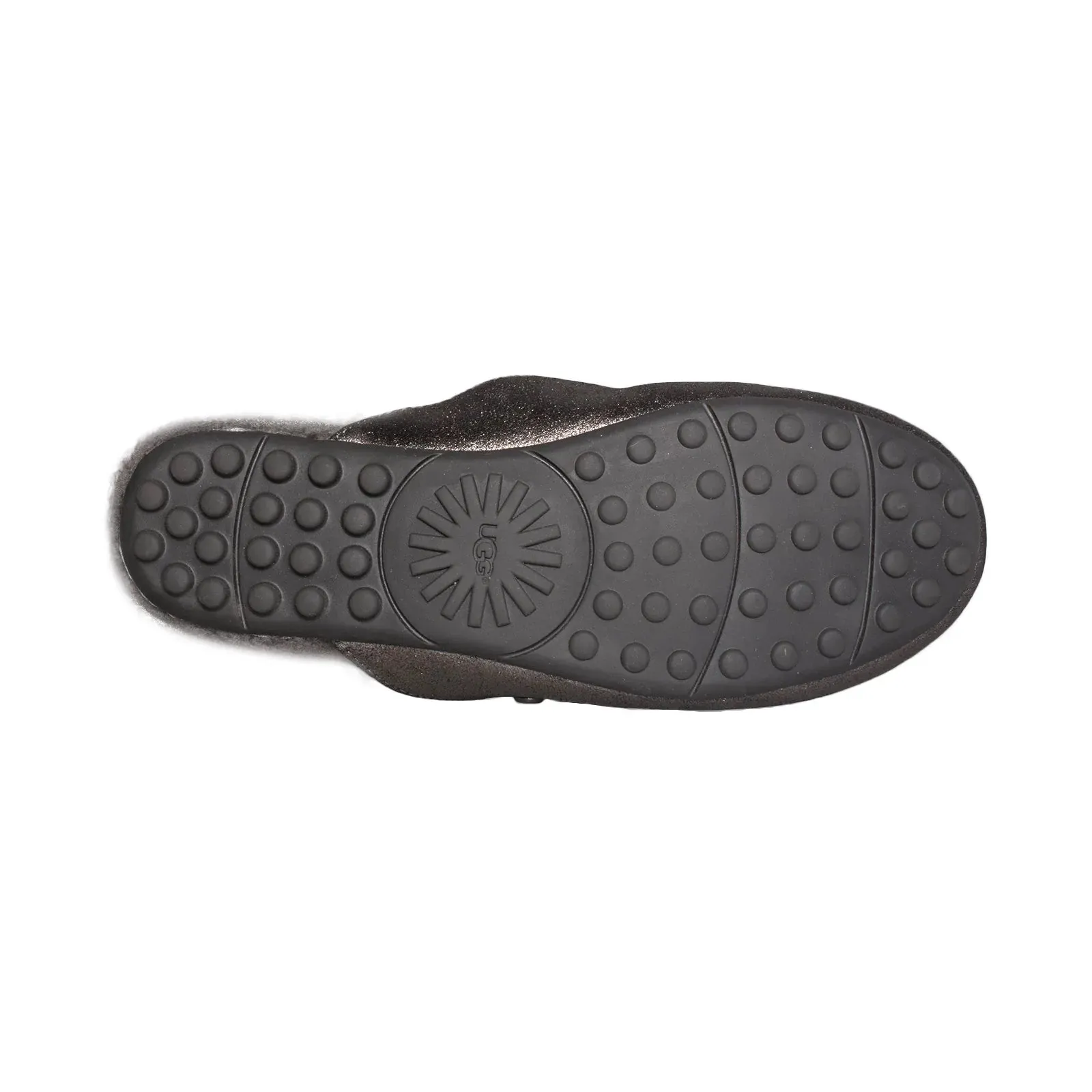 UGG Lane Metallic Gunmetal Slippers - Women's