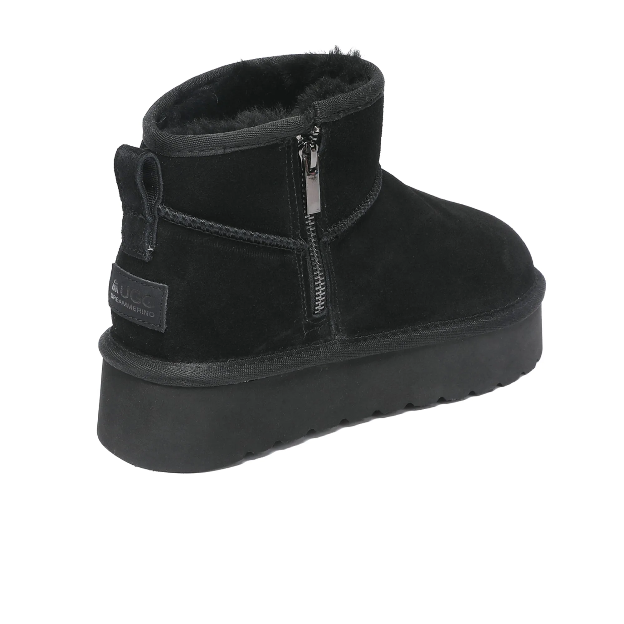 UGG Merino Ultra Mini Zipper Platform Boots