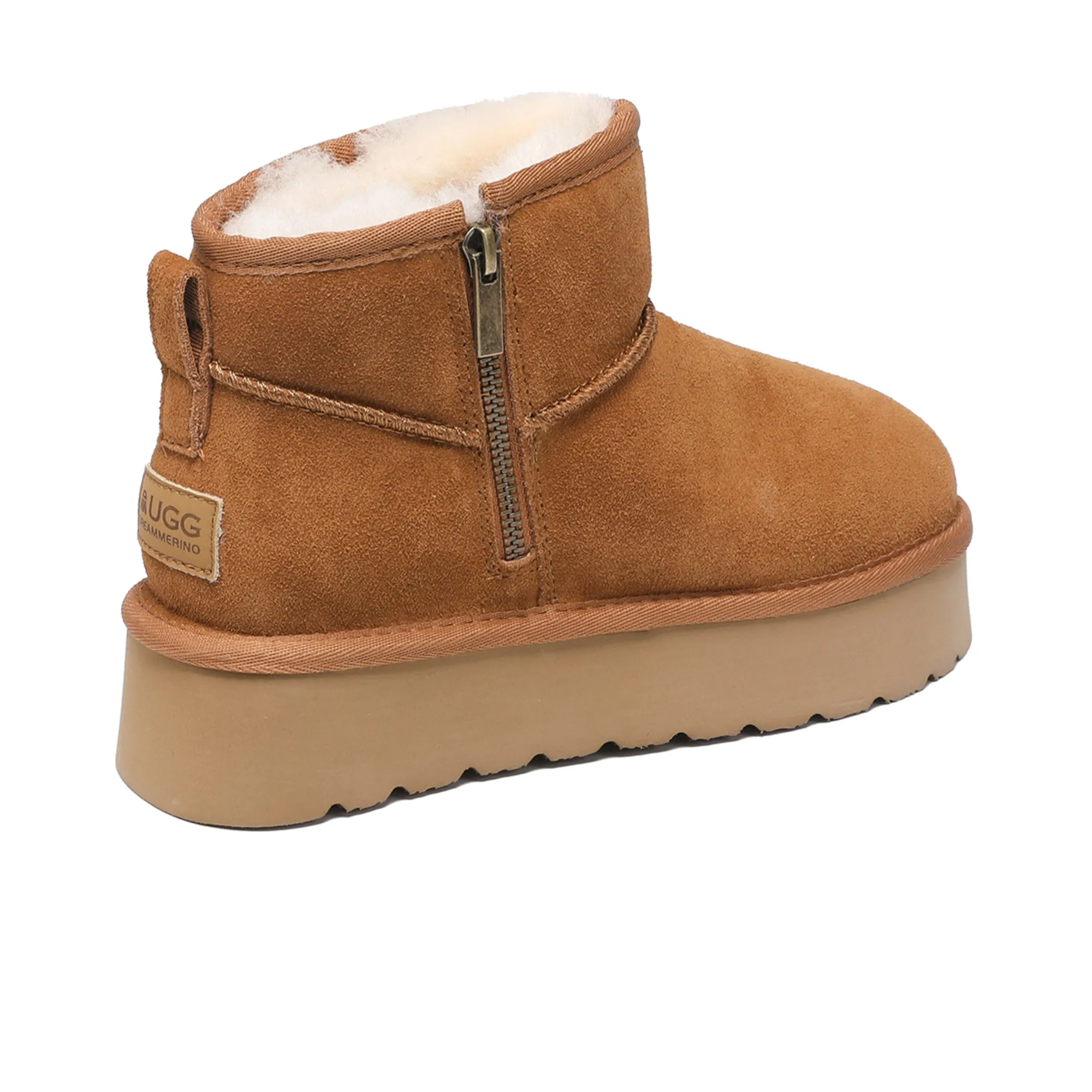 UGG Merino Ultra Mini Zipper Platform Boots