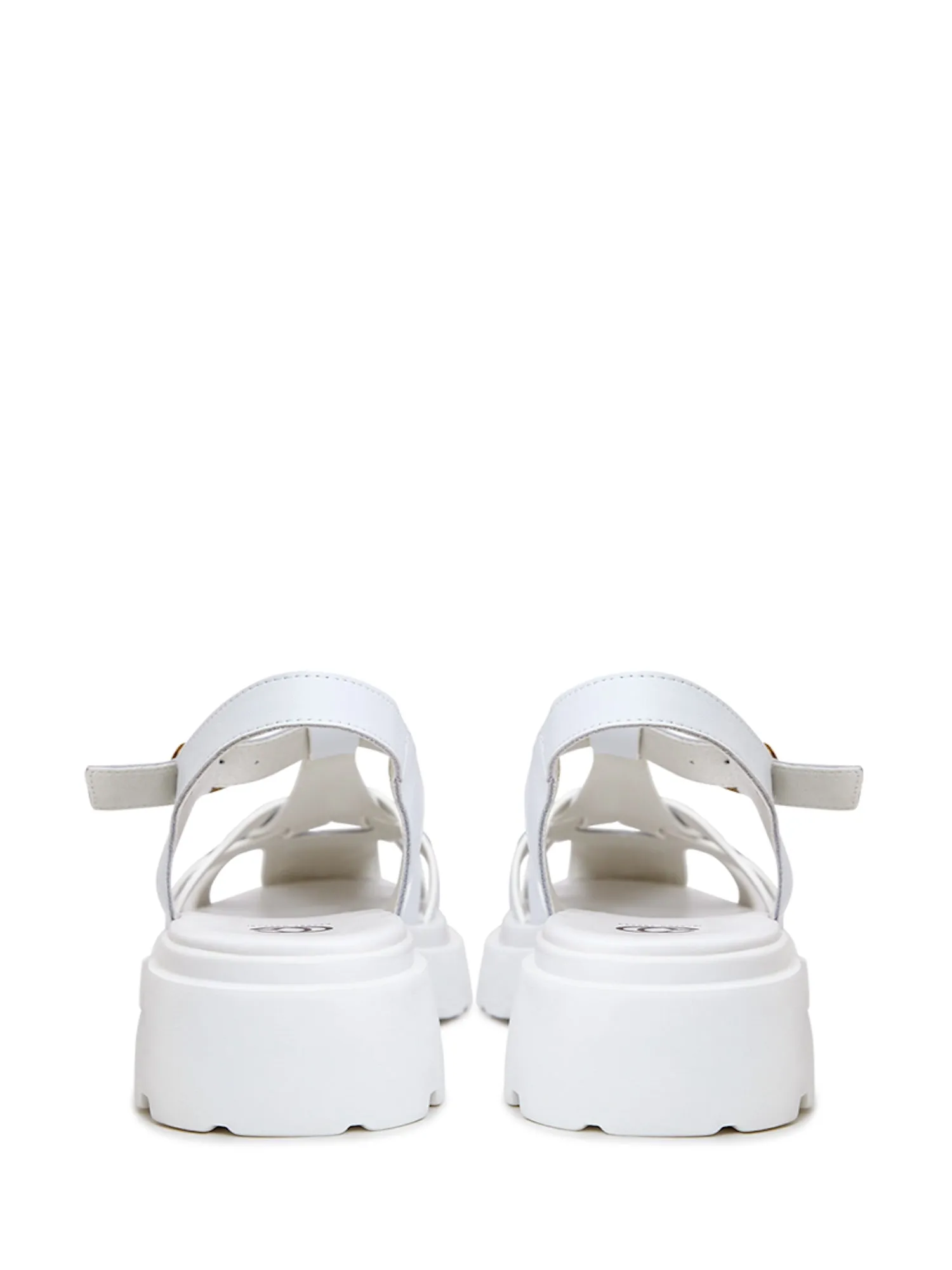 Urban Classic Platform Sandals - White