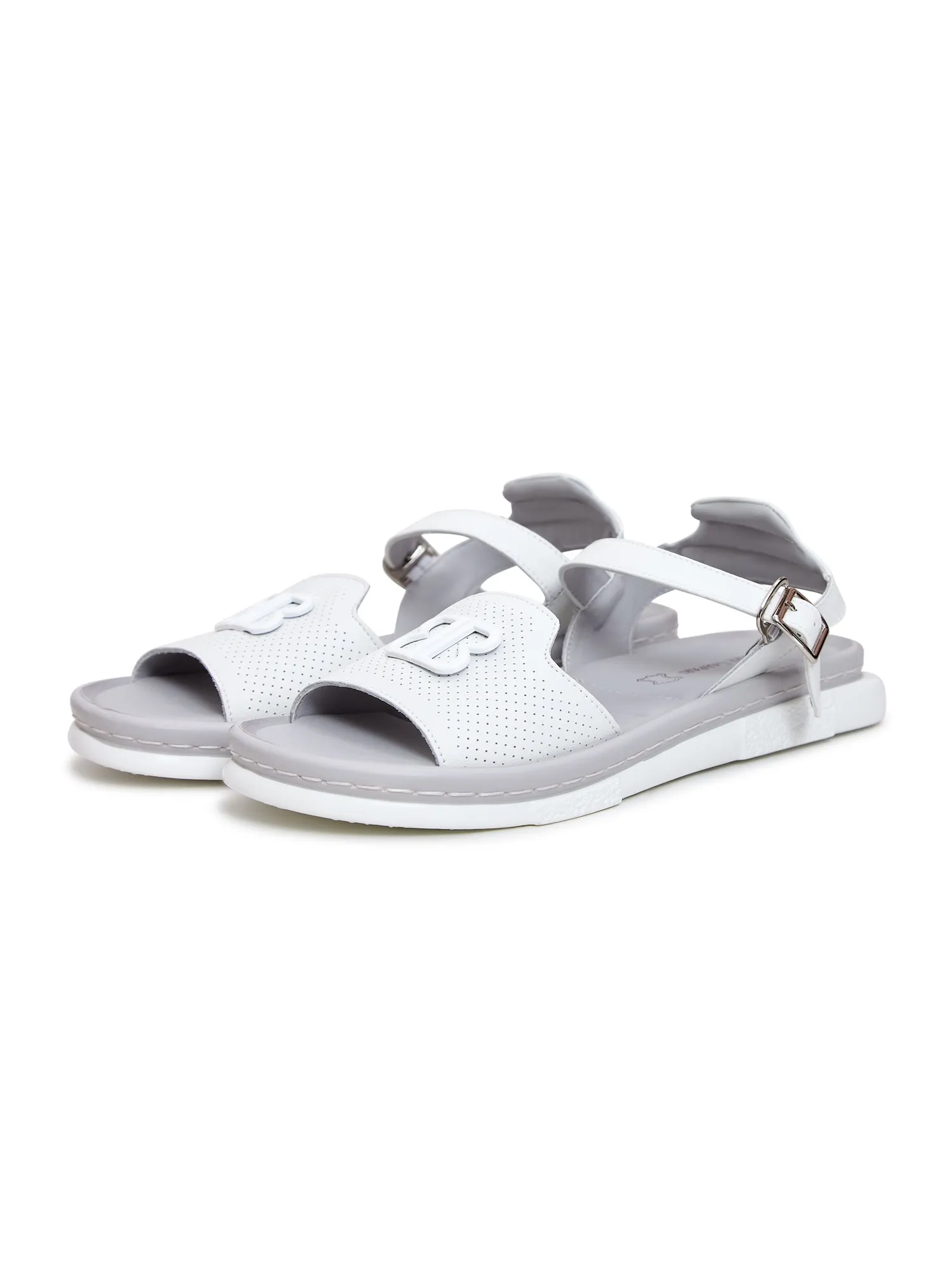 Urban Platform Sandals - White