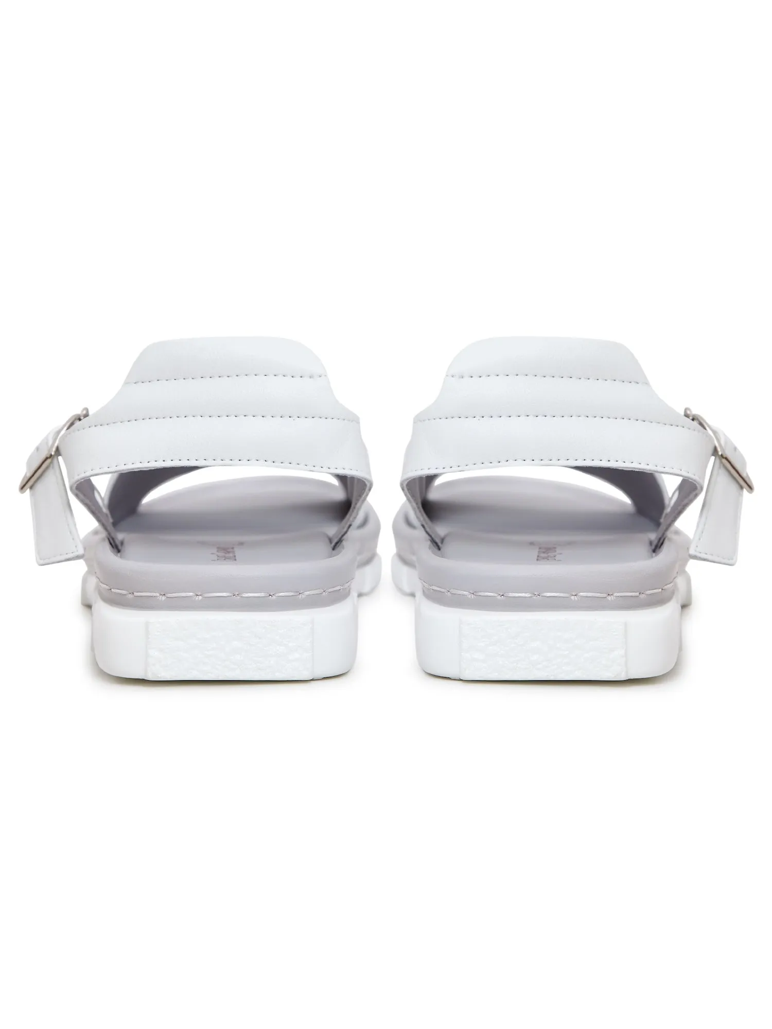 Urban Platform Sandals - White