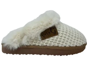 Very G Sweater Slippers (Cream)