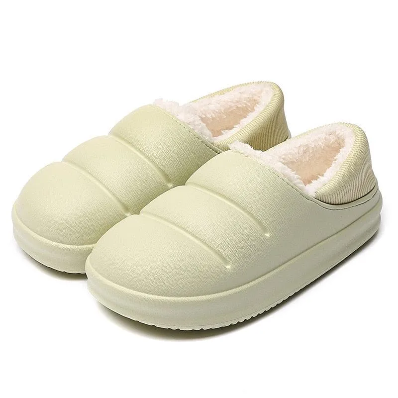 Waterproof Warm Fur Slippers