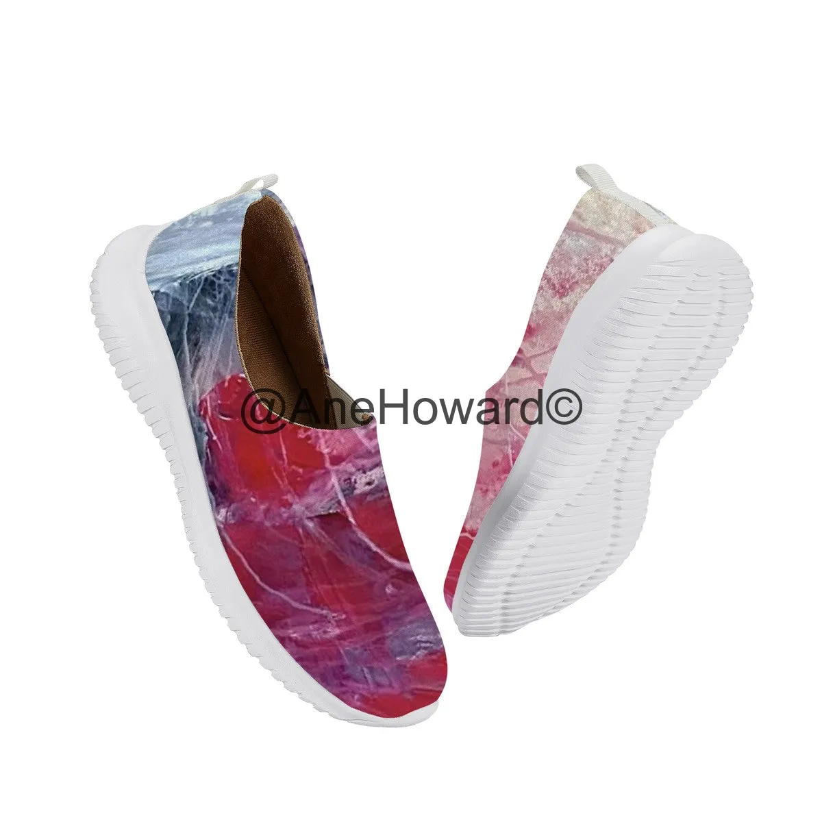 Women's Casual Slip-On Shoe Abstract Sailing