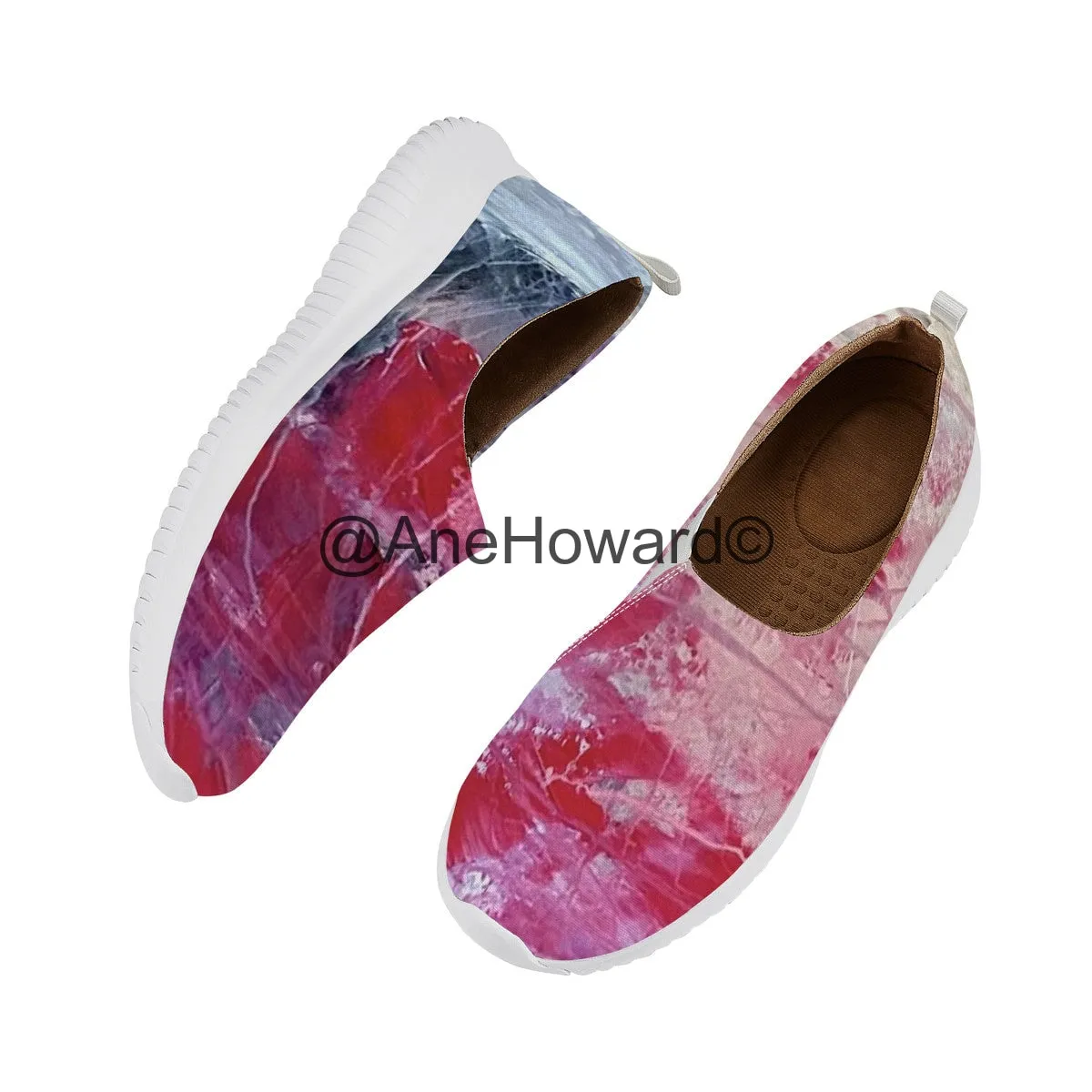 Women's Casual Slip-On Shoe Abstract Sailing