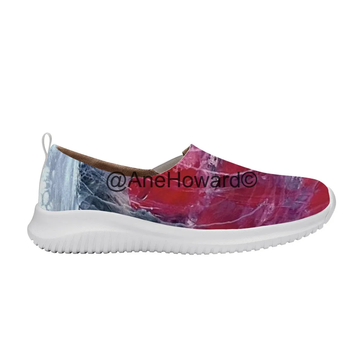 Women's Casual Slip-On Shoe Abstract Sailing