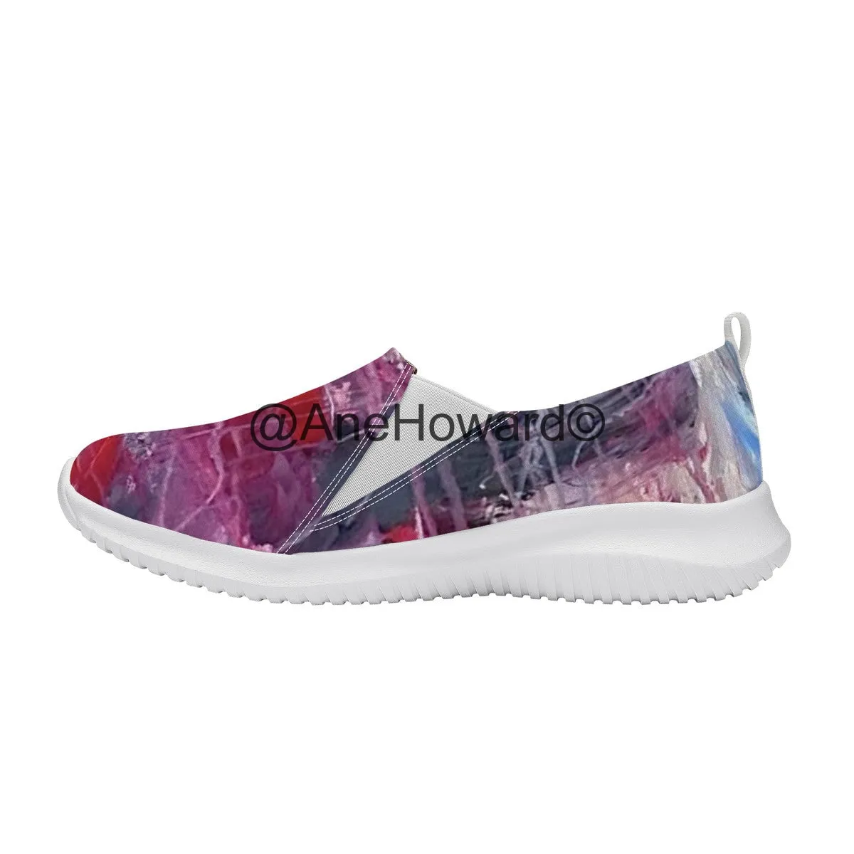 Women's Casual Slip-On Shoe Abstract Sailing